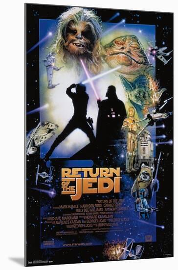 Star Wars: The Return Of The Jedi - One Sheet-Trends International-Mounted Poster