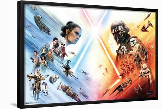 Star Wars: The Rise Of Skywalker - Face Off-Trends International-Framed Poster