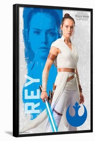 Star Wars: The Rise Of Skywalker - Rey-Trends International-Framed Poster