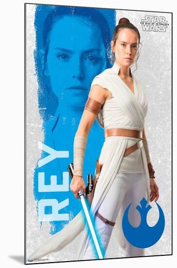 Star Wars: The Rise Of Skywalker - Rey-Trends International-Mounted Poster