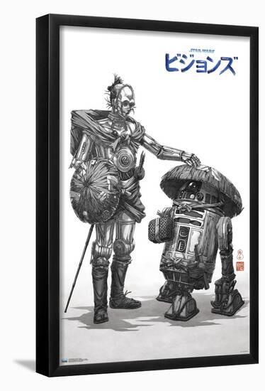 Star Wars: Visions - Droids-Trends International-Framed Poster