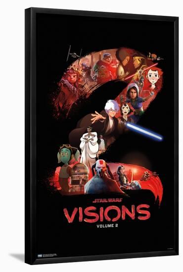 Star Wars: Visions Season 2 - One Sheet-Trends International-Framed Poster