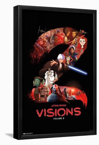 Star Wars: Visions Season 2 - One Sheet-Trends International-Framed Poster