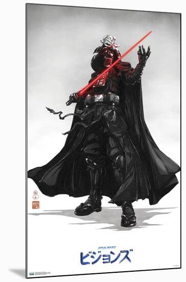 Star Wars: Visions - Vader-Trends International-Mounted Poster