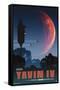 Star Wars: Yavin 4 - Where Hope Prevailed by Russell Walks-Trends International-Framed Stretched Canvas
