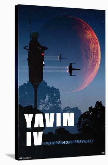 Star Wars: Yavin - Visit Yavin by Russell Walks 23-Trends International-Stretched Canvas