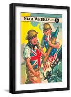 Star Weekly: Ally Artillery-null-Framed Art Print
