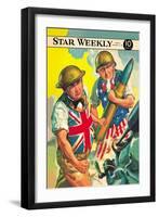 Star Weekly: Ally Artillery-null-Framed Art Print