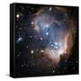Starbirth Region NGC 602-Hubble Heritage-Framed Stretched Canvas