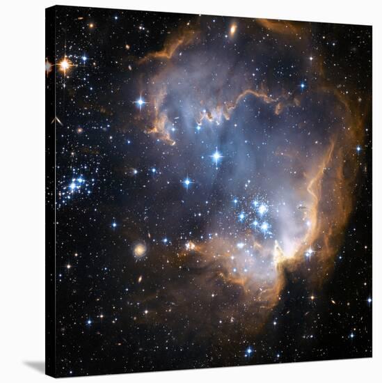 Starbirth Region NGC 602-Hubble Heritage-Stretched Canvas