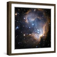 Starbirth Region NGC 602-Hubble Heritage-Framed Premium Photographic Print