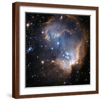 Starbirth Region NGC 602-Hubble Heritage-Framed Premium Photographic Print