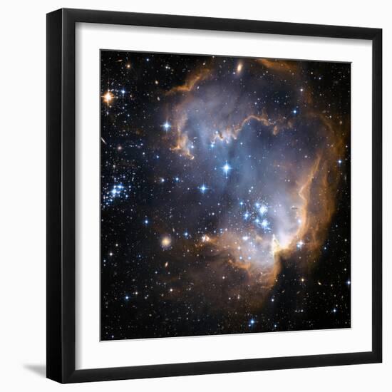 Starbirth Region NGC 602-Hubble Heritage-Framed Premium Photographic Print