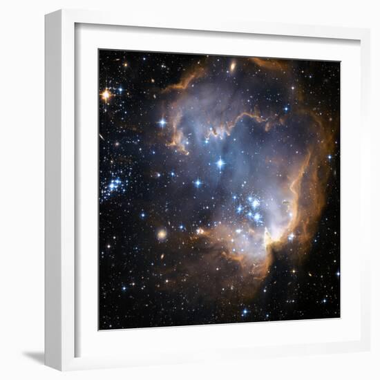 Starbirth Region NGC 602-Hubble Heritage-Framed Premium Photographic Print