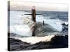 Starboard Bow View of Attack Submarine, USS Los Angeles-Stocktrek Images-Stretched Canvas