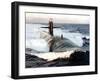 Starboard Bow View of Attack Submarine, USS Los Angeles-Stocktrek Images-Framed Photographic Print