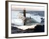 Starboard Bow View of Attack Submarine, USS Los Angeles-Stocktrek Images-Framed Photographic Print