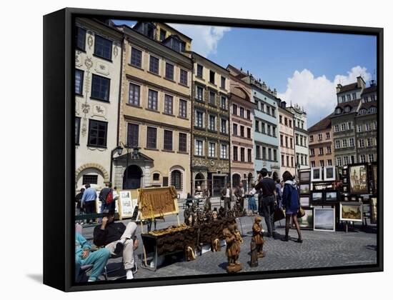 Starezawasto (Old Town Square), Warsaw, Poland-Adina Tovy-Framed Stretched Canvas