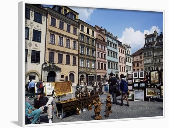 Starezawasto (Old Town Square), Warsaw, Poland-Adina Tovy-Framed Photographic Print