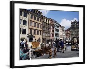 Starezawasto (Old Town Square), Warsaw, Poland-Adina Tovy-Framed Photographic Print