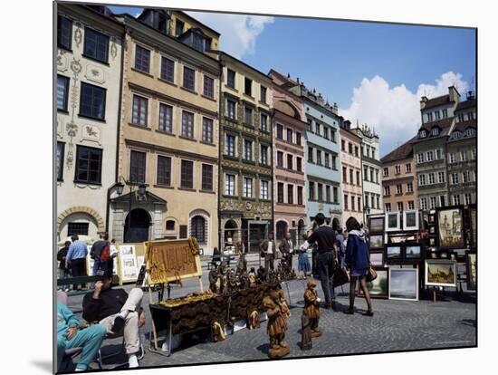 Starezawasto (Old Town Square), Warsaw, Poland-Adina Tovy-Mounted Photographic Print