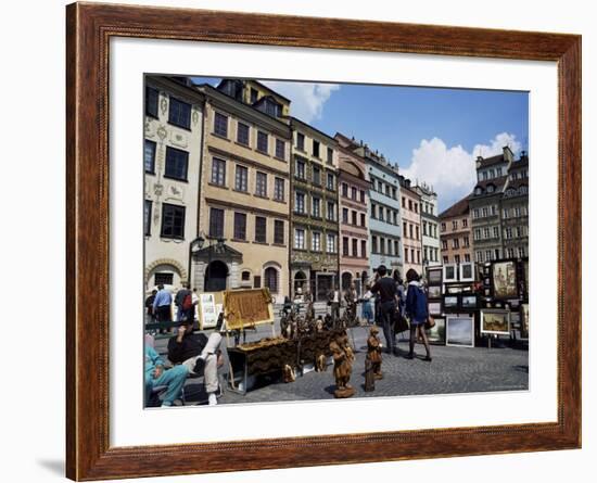 Starezawasto (Old Town Square), Warsaw, Poland-Adina Tovy-Framed Photographic Print