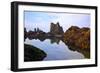 Starfish and Rock Formations along Indian Beach, Oregon Coast-Craig Tuttle-Framed Photographic Print