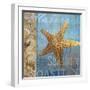 Starfish and sea-null-Framed Giclee Print
