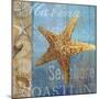 Starfish and sea-null-Mounted Giclee Print