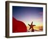 Starfish at Sunrise, Papua New Guinea-Stuart Westmorland-Framed Photographic Print