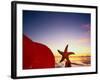 Starfish at Sunrise, Papua New Guinea-Stuart Westmorland-Framed Photographic Print