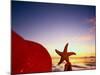 Starfish at Sunrise, Papua New Guinea-Stuart Westmorland-Mounted Photographic Print