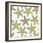 Starfish Flowers 1-Sharon Turner-Framed Art Print