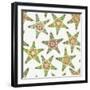 Starfish Flowers 1-Sharon Turner-Framed Art Print