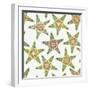 Starfish Flowers 1-Sharon Turner-Framed Art Print