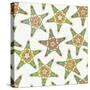 Starfish Flowers 1-Sharon Turner-Stretched Canvas