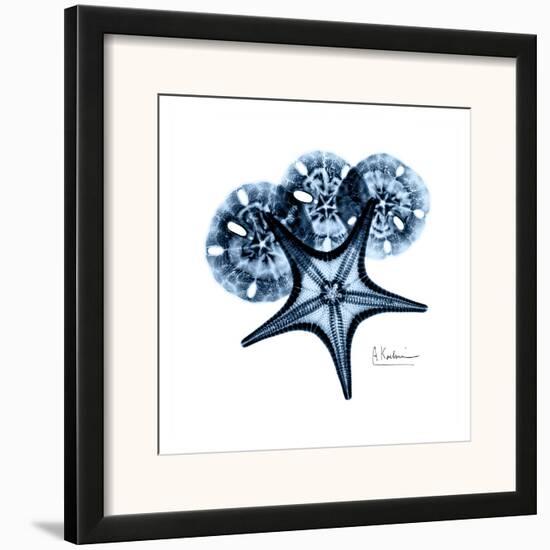 Starfish in Blue-Albert Koetsier-Framed Art Print