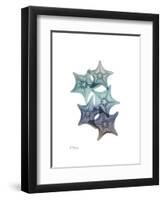 Starfish Ombre 1-Albert Koetsier-Framed Art Print