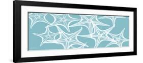 Starfish Teal 1-Albert Koetsier-Framed Premium Giclee Print