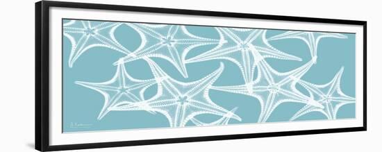 Starfish Teal 1-Albert Koetsier-Framed Premium Giclee Print