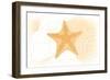 Starfish - Yellow - Coastal Icon-Lantern Press-Framed Art Print