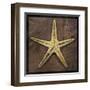 Starfish-John Golden-Framed Art Print