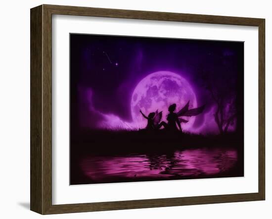 Stargazer Fairies-Julie Fain-Framed Art Print