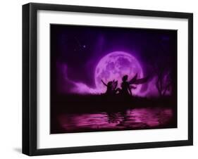 Stargazer Fairies-Julie Fain-Framed Art Print