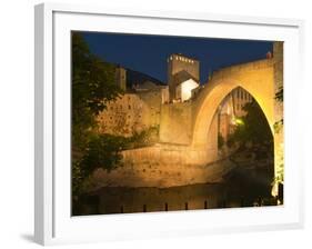 Stari Most (Old Bridge), UNESCO World Heritage Site, Mostar, Municipality of Mostar, Bosnia and Her-Emanuele Ciccomartino-Framed Photographic Print