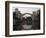 Stari Most Peace Bridge and Reflection of Mosque on Neretva River, Bosnia, Bosnia-Herzegovina-Christian Kober-Framed Photographic Print