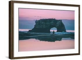 Staring at the Sea, Natural Bridges, Santa Cruz California-null-Framed Photographic Print