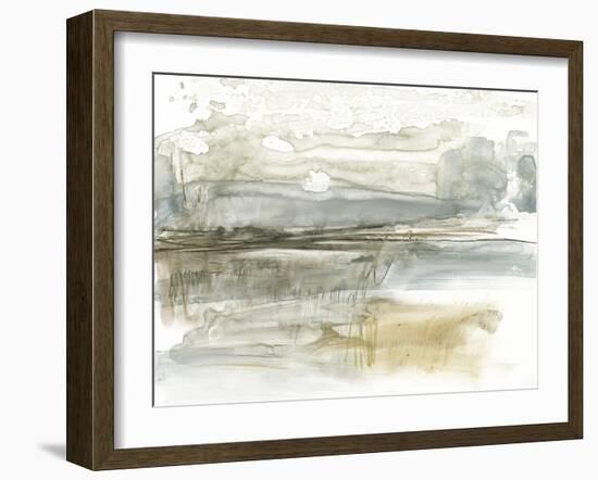 Stark Neutral Landscape I-Jennifer Goldberger-Framed Art Print