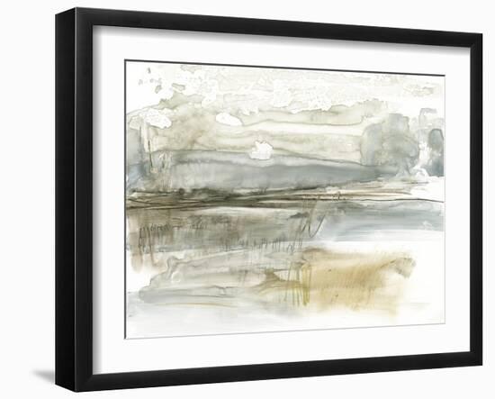 Stark Neutral Landscape I-Jennifer Goldberger-Framed Art Print