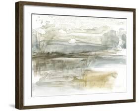 Stark Neutral Landscape I-Jennifer Goldberger-Framed Art Print